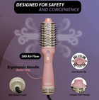 Blowout Hot Air Hair Dryer Brush - Rose & Gold