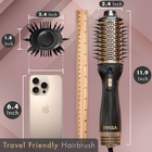 Blowout Hot Air Hair Dryer Brush/Case Combo - Black & Gold