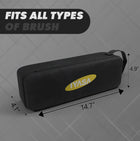 Blowout Hot Air Hair Dryer Brush/Case Combo - Black & Gold